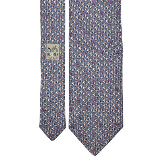 Hermes ‘Mushroom’ Tie - Picture 1 of 13
